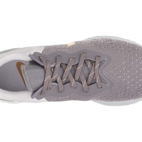 Nike React Yellow Grey Silver Gold - Picture 4 of 7